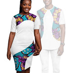 Matching African-Print Outfits for Couples - Free Delivery Worldwide only at Flexi Africa