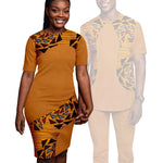 Matching African-Print Outfits for Couples - Free Delivery Worldwide only at Flexi Africa