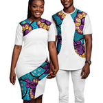 Matching African-Print Outfits for Couples - Free Delivery Worldwide only at Flexi Africa