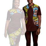 Matching African-Print Outfits for Couples - Free Delivery Worldwide only at Flexi Africa