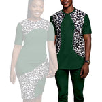 Matching African-Print Outfits for Couples - Free Delivery Worldwide only at Flexi Africa