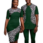 Matching African-Print Outfits for Couples - Free Delivery Worldwide only at Flexi Africa