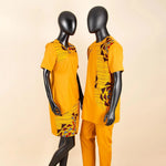 Matching African-Print Outfits for Couples - Free Delivery Worldwide only at Flexi Africa