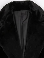 Mauroicardi Winter Long White Black Warm Thick Soft Flowy Fluffy Faux Fur Coat Women Sashes Loose Casual Furry Overcoat 2024 - Free Delivery Worldwide only at Flexi Africa