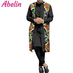 Men’s 100% Cotton African 3PC Outfit – Premium Autumn Traditional Suit Set - Free Delivery Worldwide only at Flexi Africa