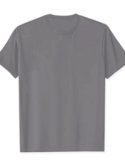 Men's Africa Outline Colorful Geometric Print T-Shirt - Soft 100% Cotton Loose Fit Casual Tee for Gym, Sports & Daily Wear - Summer & Year - Round Comfort, Gym Attire, Ethnic Style Shirt, Breathable Cotton - Free Delivery Worldwide only at Flexi Africa
