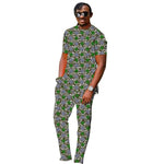 Men’s African Couture Outfit – Ankara Print Top & Pants Set - Free Delivery Worldwide only at Flexi Africa