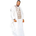 Men’s African Cultural Embroidery Suit – Long Sleeve 3PC Set - Free Delivery Worldwide only at Flexi Africa