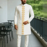 Men's African Dashiki 2-Piece Kaftan Set | Flexi Africa - Free Delivery Worldwide only at Flexi Africa