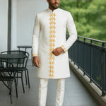 Men's African Dashiki 2-Piece Kaftan Set | Flexi Africa - Free Delivery Worldwide only at Flexi Africa