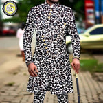 Men’s African Dashiki Suit – Printed Jacket and Ankara Pants 2-Piece Wedding Attire - Free Delivery Worldwide only at Flexi Africa