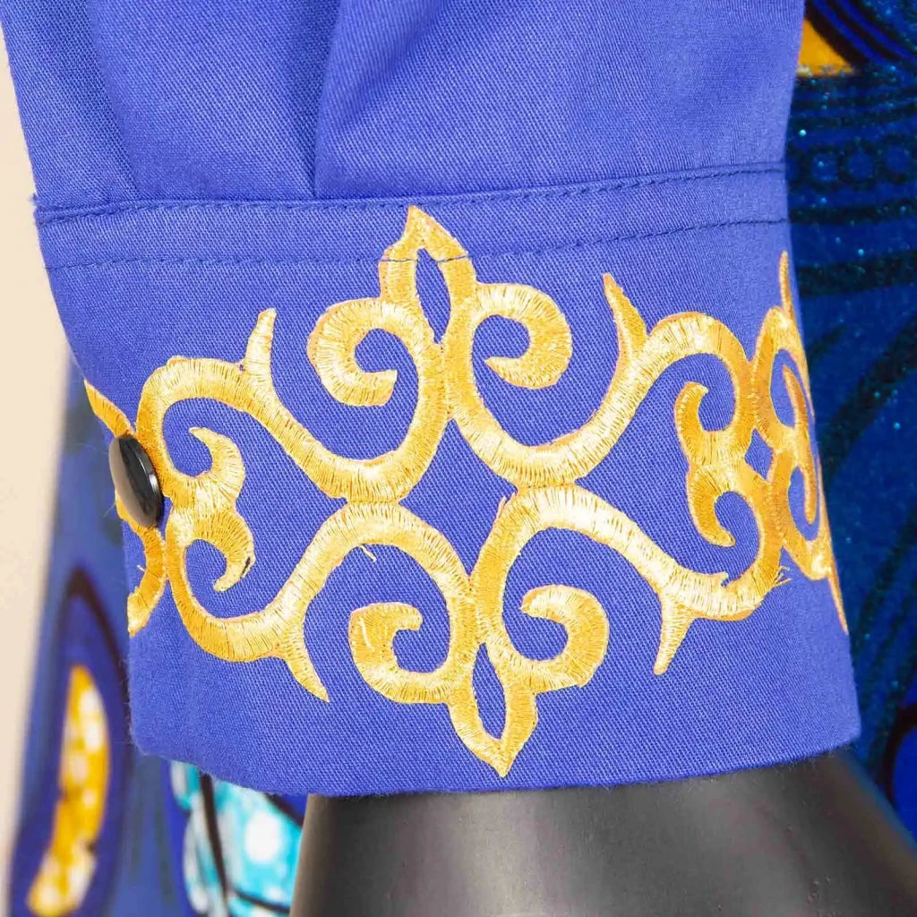 Men’s African Embroidered 2PC Shirt and Pants Set - Free Delivery Worldwide only at Flexi Africa
