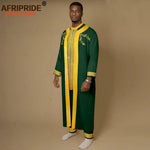 Men’s African Embroidered Agbada 3PC Set – Traditional Dashiki Robe, Shirt & Pants for Weddings - Free Delivery Worldwide only at Flexi Africa
