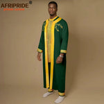 Men’s African Embroidered Agbada 3PC Set – Traditional Dashiki Robe, Shirt & Pants for Weddings - Free Delivery Worldwide only at Flexi Africa