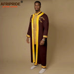 Men’s African Embroidered Agbada 3PC Set – Traditional Dashiki Robe, Shirt & Pants for Weddings - Free Delivery Worldwide only at Flexi Africa