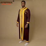 Men’s African Embroidered Agbada 3PC Set – Traditional Dashiki Robe, Shirt & Pants for Weddings - Free Delivery Worldwide only at Flexi Africa