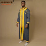 Men’s African Embroidered Agbada 3PC Set – Traditional Dashiki Robe, Shirt & Pants for Weddings - Free Delivery Worldwide only at Flexi Africa