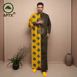 Men’s African Jubba Thobe – Embroidered Wedding Robe - Free Delivery Worldwide only at Flexi Africa