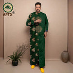 Men’s African Jubba Thobe – Embroidered Wedding Robe - Free Delivery Worldwide only at Flexi Africa