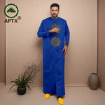 Men’s African Jubba Thobe – Embroidered Wedding Robe - Free Delivery Worldwide only at Flexi Africa