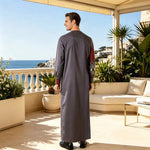 Men’s African Jubba Thobe – Embroidered Wedding Robe - Free Delivery Worldwide only at Flexi Africa