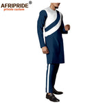 Men's Dashiki Wax Print Co-ord Set – Long Coat & Trousers - Free Delivery Worldwide only at Flexi Africa