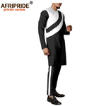 Men's Dashiki Wax Print Co-ord Set – Long Coat & Trousers - Free Delivery Worldwide only at Flexi Africa