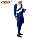 Men's Dashiki Wax Print Co-ord Set – Long Coat & Trousers - Free Delivery Worldwide only at Flexi Africa