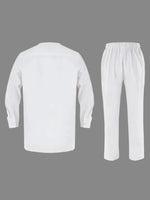 Men's Embroidered Agbada Three-Piece Wedding Set - Free Delivery Worldwide only at Flexi Africa