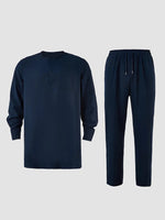 Men's Embroidered Agbada Three-Piece Wedding Set - Free Delivery Worldwide only at Flexi Africa