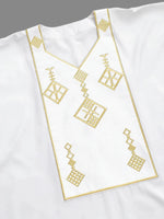 Men's Embroidered Agbada Three-Piece Wedding Set - Free Delivery Worldwide only at Flexi Africa