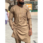 Men's Kaunda-Style Two-Piece Set - Free Delivery Worldwide only at Flexi Africa