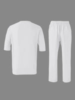 Men's Nigerian-Style Kaftan Three-Piece Set - Free Delivery Worldwide only at Flexi Africa