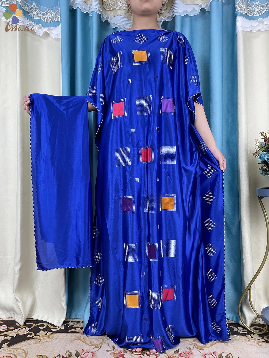 Luxurious New African Abaya: Muslim Prayer Clothing for Women with Exquisite Inlays - Flexi Africa - www.flexiafrica.com