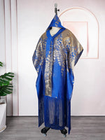 Plus Size African Buba Dress Set for Women – Loose Dolman Sleeve Dashiki Abaya Robe 2PC - Free Delivery Worldwide only at Flexi Africa