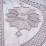 Plus Size African Kaftan Dress for Women – Elegant White Djellaba Boubou Gown - Free Delivery Worldwide only at Flexi Africa
