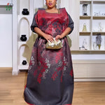 Plus Size African Kaftan Dress for Women – Elegant White Djellaba Boubou Gown - Free Delivery Worldwide only at Flexi Africa