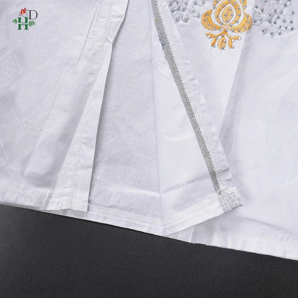 Plus Size African Kaftan Dress for Women – Embroidered Bazin Riche Wedding, Party & Church Gown - Free Delivery Worldwide only at Flexi Africa