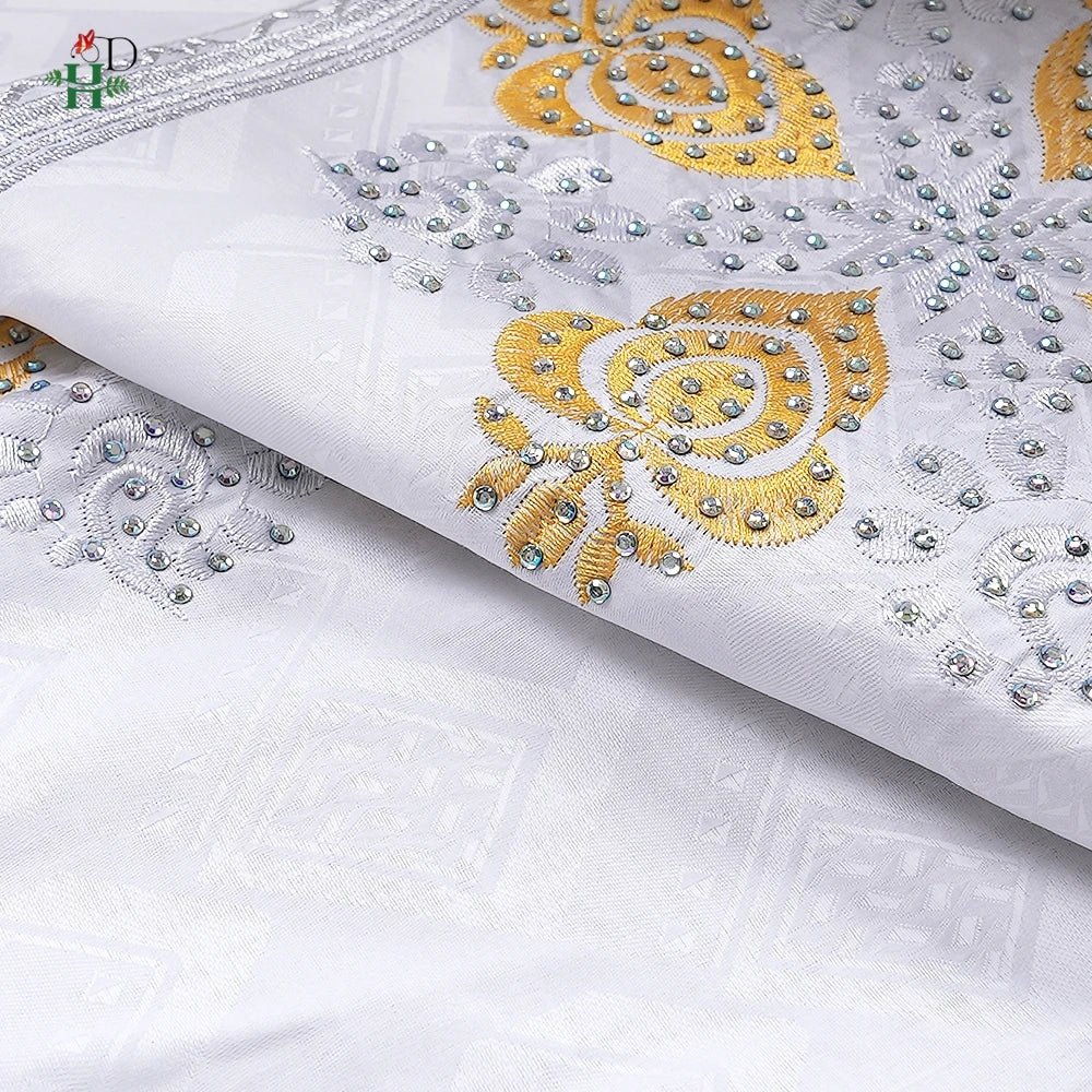 Plus Size African Kaftan Dress for Women – Embroidered Bazin Riche Wedding, Party & Church Gown - Free Delivery Worldwide only at Flexi Africa