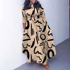 Buy African Dresses For Women Plus Size Polyester Maxi Dress Africa Clothes Dashiki for only $44.82 at Flexi Africa!