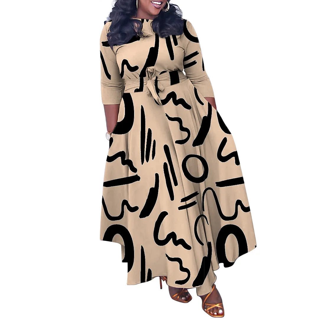 Buy African Dresses For Women Plus Size Polyester Maxi Dress Africa Clothes Dashiki for only $44.82 at Flexi Africa!