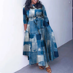 Buy African Dresses For Women Plus Size Polyester Maxi Dress Africa Clothes Dashiki for only $44.82 at Flexi Africa!