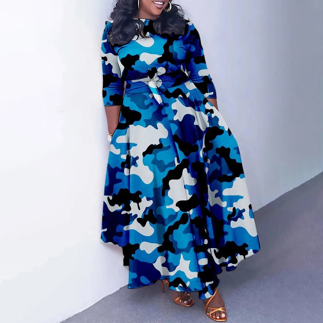 Buy African Dresses For Women Plus Size Polyester Maxi Dress Africa Clothes Dashiki for only $44.82 at Flexi Africa!