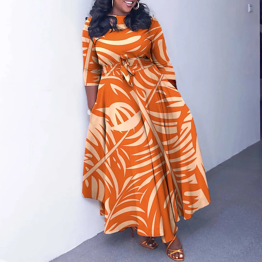 Buy African Dresses For Women Plus Size Polyester Maxi Dress Africa Clothes Dashiki for only $44.82 at Flexi Africa!