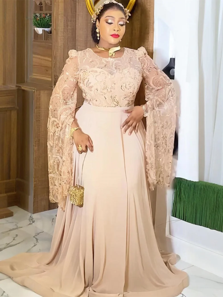 sparkly maxi dresses plus size African Dashiki Sequin Dress Brown One Shoulder Cotton Designed to flatter curvy Volume 14 Paid Product Group Length:57 inches