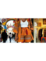 Plus Size Women’s Printed Suit Set (XL–8XL) – Fashionable Long Sleeve Casual Top & Pants Outfit - Free Delivery Worldwide only at Flexi Africa