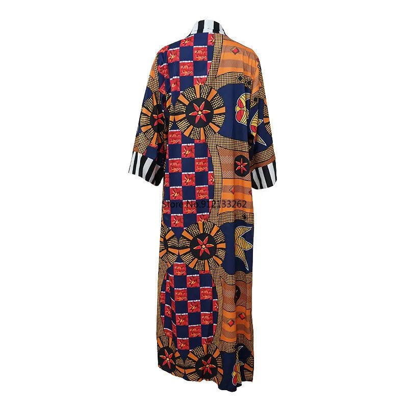 Polyester Dashiki Women's African Coat: Contemporary Spring Dress - Flexi Africa Free Delivery Worldwide www.flexiafrica.com