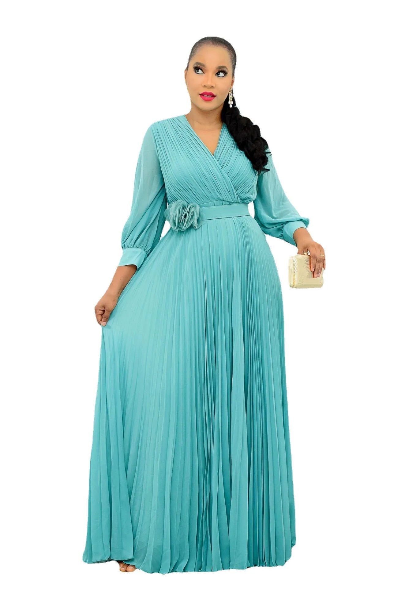 Radiant Summer Styles: Plus Size African Dresses in Vibrant Yellow - Flexi Africa - Free Delivery www.flexiafrica.com