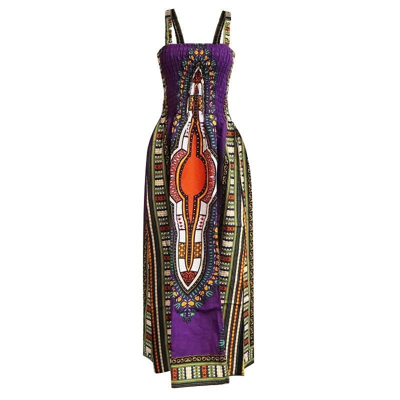 Sexy Backless Dress Summer Dashiki Casual Sundress Beach Women - Flexi Africa - Free Delivery Worldwide - FREE POST