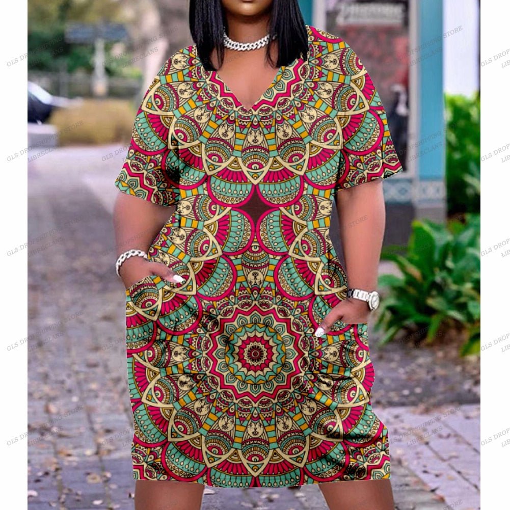 Stylish African-Inspired Black Chain Summer Dress - Perfect for Parties, Evenings and Beach Days - Flexi Africa Free Delivery